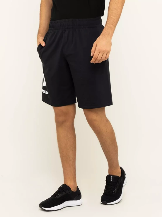Šortky UA SS COTTON GRAPHIC black