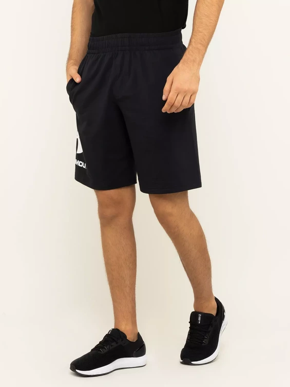 Šortky UA SS COTTON GRAPHIC black