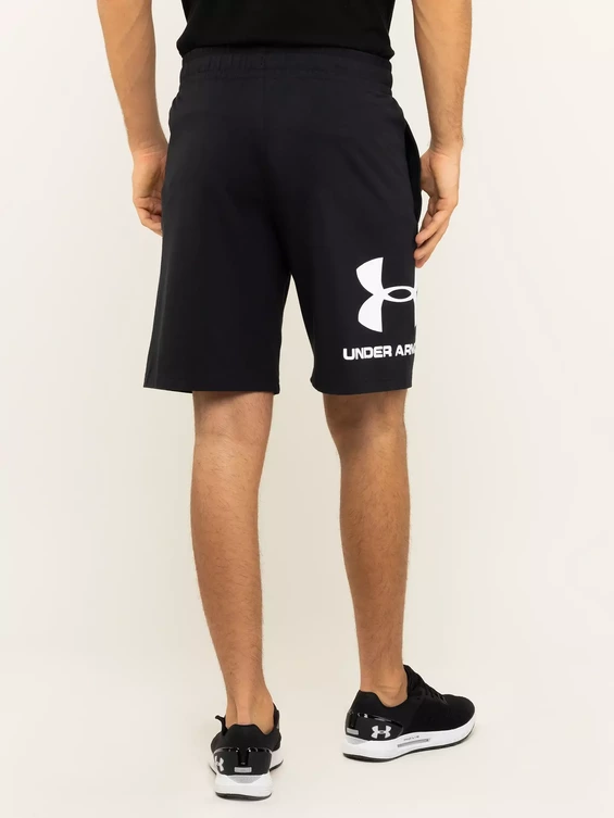 Šortky UA SS COTTON GRAPHIC black
