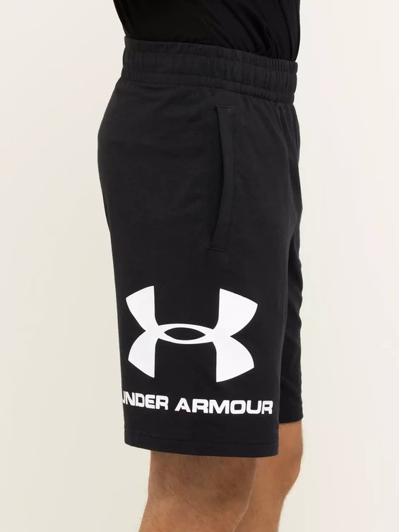 Šortky UA SS COTTON GRAPHIC black