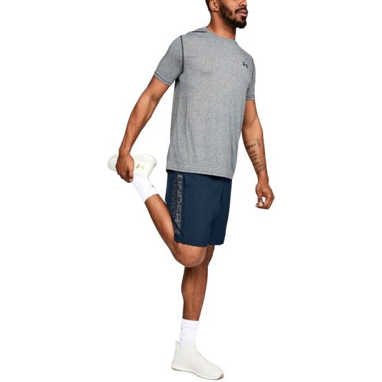 Šortky UA Woven Graphic Wordmark navy