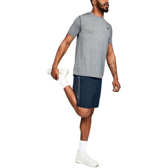 Šortky UA Woven Graphic Wordmark navy