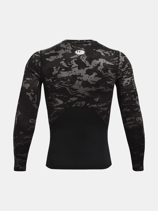 Tričko UA Camo Comp LS grey
