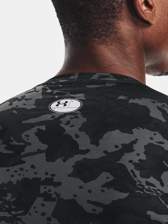 Tričko UA Camo Comp LS grey