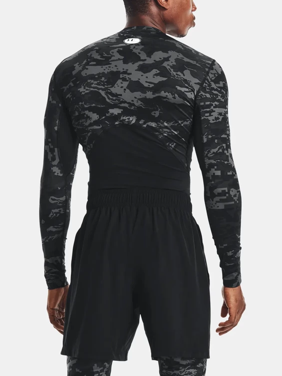 Tričko UA Camo Comp LS grey