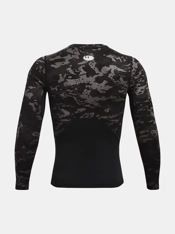 Tričko UA Camo Comp LS grey