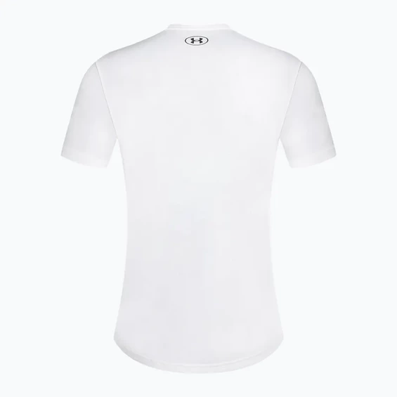 Tričko UA SS LEFT CHEST TEE white