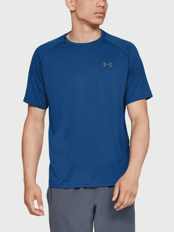 Tričko UA TECH 2.0 SS TEE blue